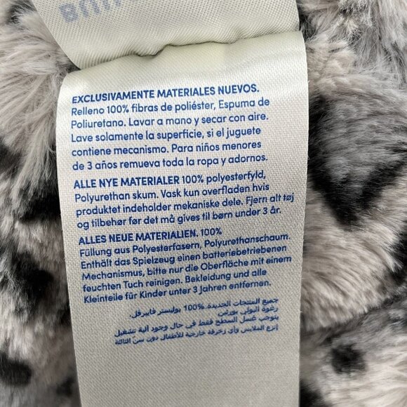 Sparkle Snow Leopard Teal Eyes Build A Bear Plush Purple Feet Spots RETIRED Rare - Picture 8 of 9